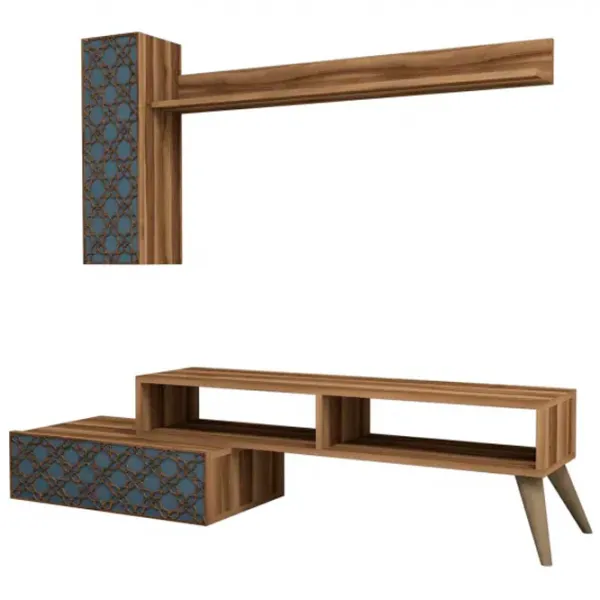 Комплекты ТВ-зона Trendy Planeta  37.8 см x 37.2 см x 150 см / Коричневый photo 1