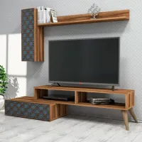 Seturi zona TV Trendy Planeta 37.8 cm x 37.2 cm x 150 cm / Brown photo 2