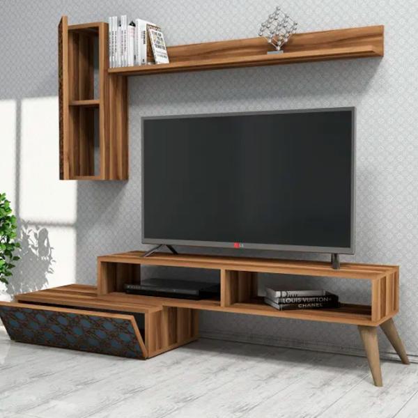 Комплекты ТВ-зона Trendy Planeta  37.8 см x 37.2 см x 150 см / Коричневый photo 3