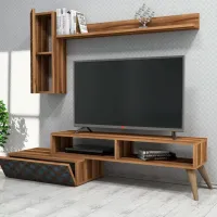 Seturi zona TV Trendy Planeta 37.8 cm x 37.2 cm x 150 cm / Brown photo 3