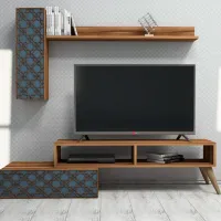 Seturi zona TV Trendy Planeta 37.8 cm x 37.2 cm x 150 cm / Brown photo 4