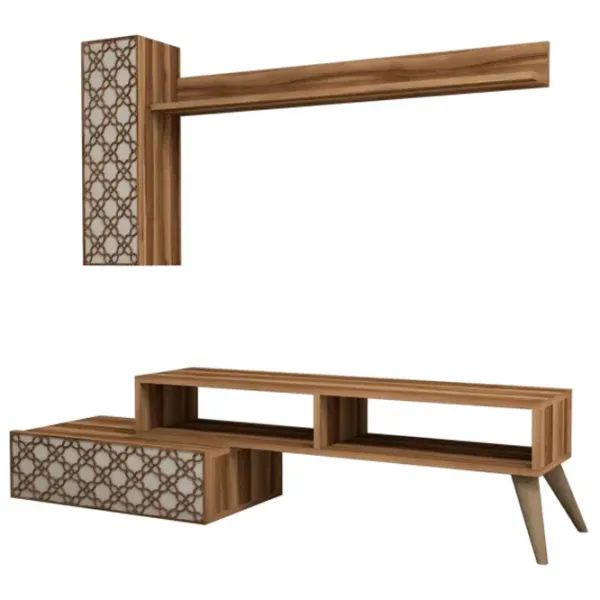 Seturi zona TV Trendy Planeta  37.8 cm x 37.2 cm x 150 cm / Brown photo 1