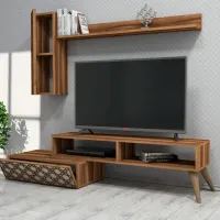 Seturi zona TV Trendy Planeta 37.8 cm x 37.2 cm x 150 cm / Brown photo 2