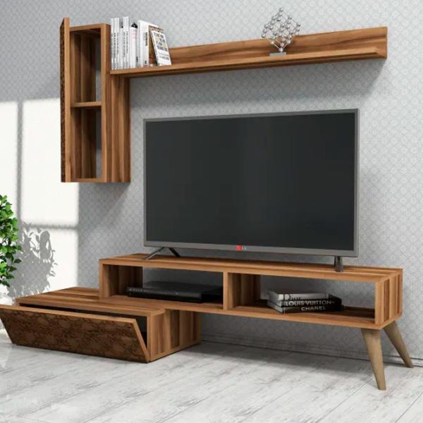 Комплекты ТВ-зона Trendy Planeta  37.8 см x 37.2 см x 150 см / Коричневый photo 4
