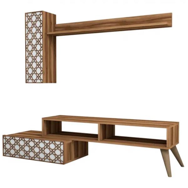 Комплекты ТВ-зона Trendy Planeta  37.8 см x 37.2 см x 150 см / Коричневый photo 1