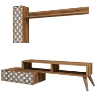 Комплекты ТВ-зона Trendy Planeta  37.8 см x 37.2 см x 150 см / Коричневый