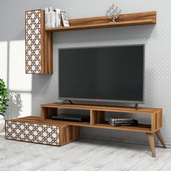 Комплекты ТВ-зона Trendy Planeta  37.8 см x 37.2 см x 150 см / Коричневый photo 2