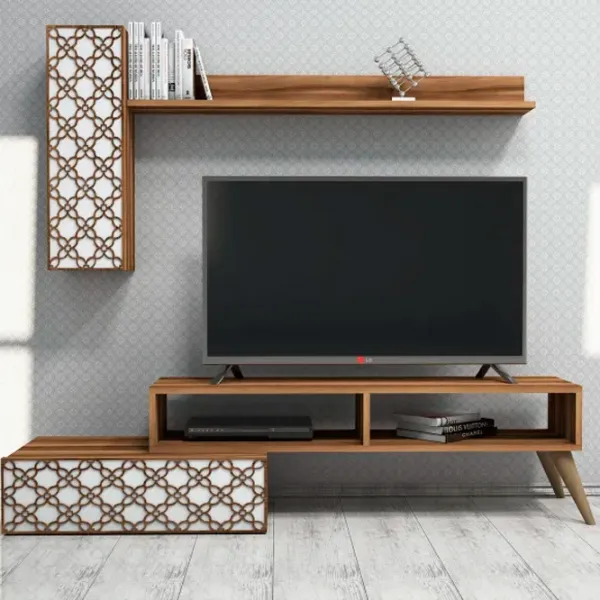 Комплекты ТВ-зона Trendy Planeta  37.8 см x 37.2 см x 150 см / Коричневый photo 4