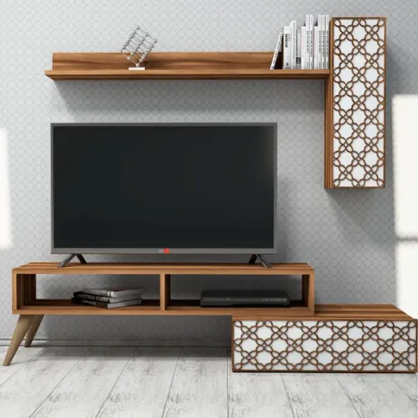 Комплекты ТВ-зона Trendy Planeta  37.8 см x 37.2 см x 150 см / Коричневый photo 5