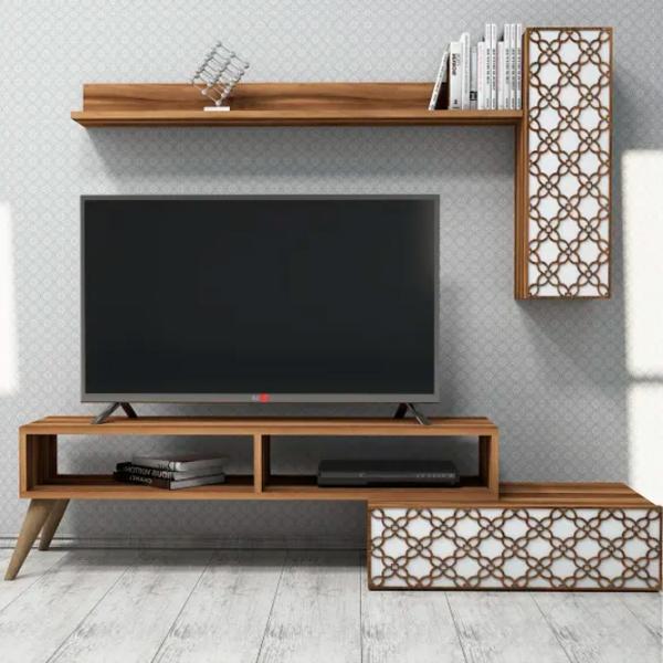 Комплекты ТВ-зона Trendy Planeta  37.8 см x 37.2 см x 150 см / Коричневый photo 5