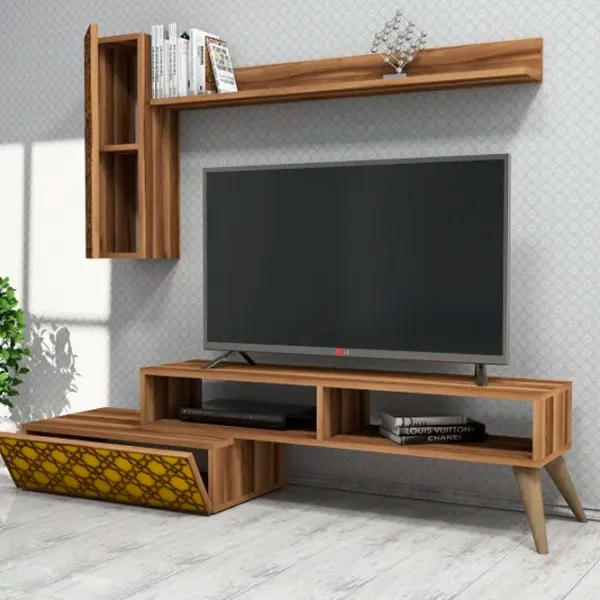 Комплекты ТВ-зона Trendy Planeta  37.8 см x 37.2 см x 150 см / Коричневый photo 3