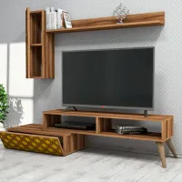 Комплекты ТВ-зона Trendy Planeta 37.8 см x 37.2 см x 150 см / Коричневый photo 3