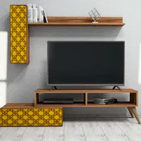 Комплекты ТВ-зона Trendy Planeta 37.8 см x 37.2 см x 150 см / Коричневый photo 4