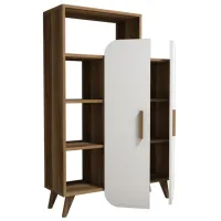 Etajeră Trendy Forma 132 x 90 x 32 cm / PAL / Walnut
