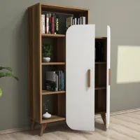 Стеллаж Trendy Forma 132 x 90 x 32см cm / ЛДСП / Oреховый photo 3
