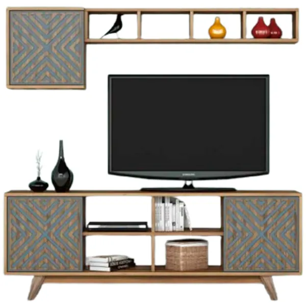 Seturi zona TV Trendy Inci 56.2 cm x 35 cm x 160 cm / Brown photo 1