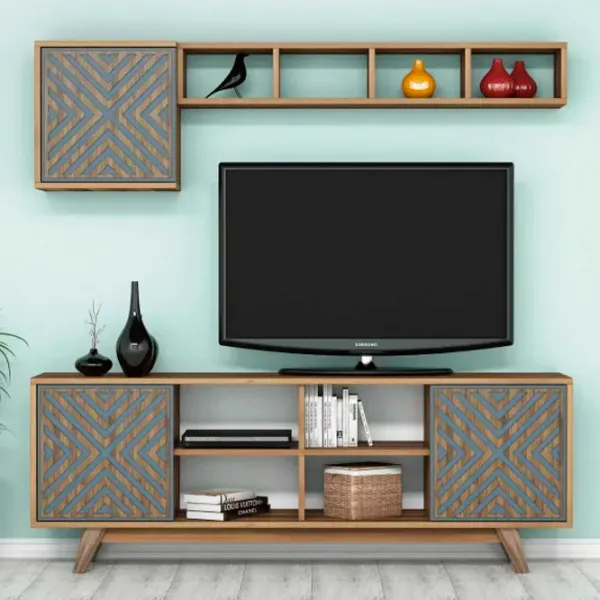 Seturi zona TV Trendy Inci 56.2 cm x 35 cm x 160 cm / Brown photo 2