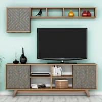 Seturi zona TV Trendy Inci 56.2 cm x 35 cm x 160 cm / Brown photo 2