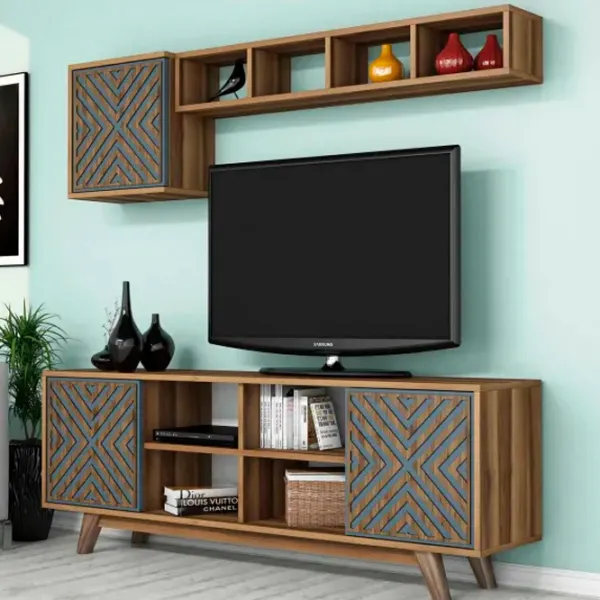 Seturi zona TV Trendy Inci 56.2 cm x 35 cm x 160 cm / Brown photo 4