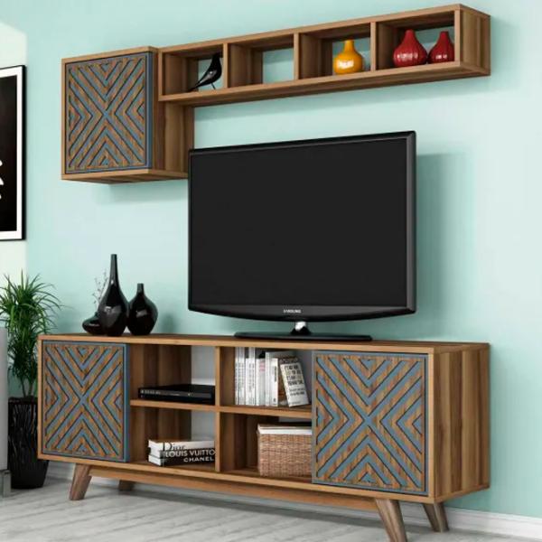 Seturi zona TV Trendy Inci 56.2 cm x 35 cm x 160 cm / Brown photo 4