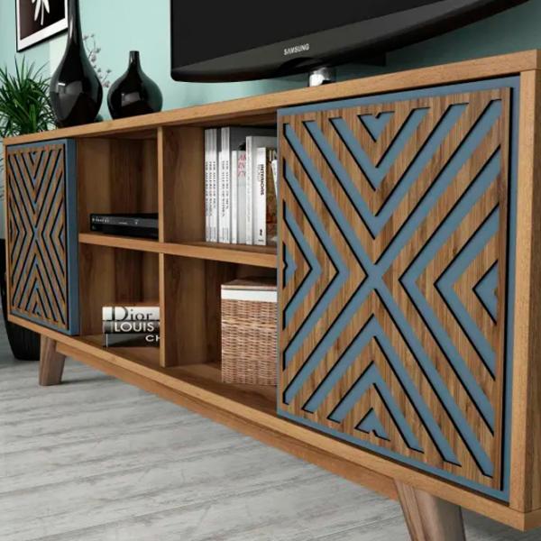 Seturi zona TV Trendy Inci 56.2 cm x 35 cm x 160 cm / Brown photo 5