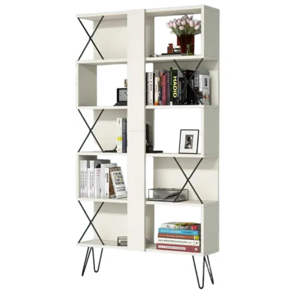 Etajeră Trendy Extra 167.3 x 90 x 22 cm / PAL / White photo 1
