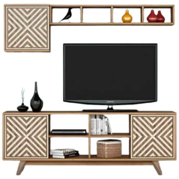 Seturi zona TV Trendy Inci 56.2 cm x 35 cm x 160 cm / Brown photo 1