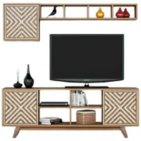 Seturi zona TV Trendy Inci 56.2 cm x 35 cm x 160 cm / Brown