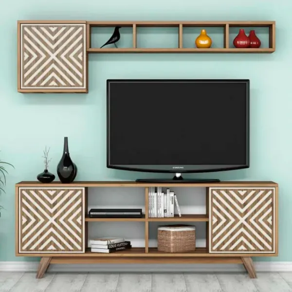 Seturi zona TV Trendy Inci 56.2 cm x 35 cm x 160 cm / Brown photo 2