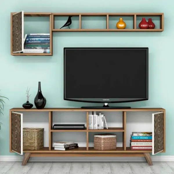 Seturi zona TV Trendy Inci 56.2 cm x 35 cm x 160 cm / Brown photo 3