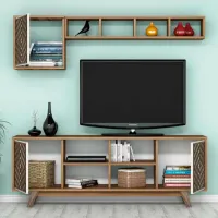 Комплекты ТВ-зона Trendy Inci 56.2 см x 35 см x 160 см / Коричневый photo 3
