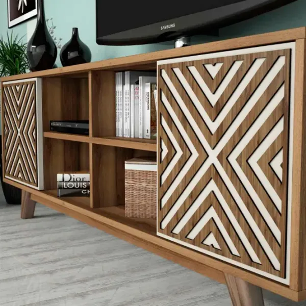 Seturi zona TV Trendy Inci 56.2 cm x 35 cm x 160 cm / Brown photo 5