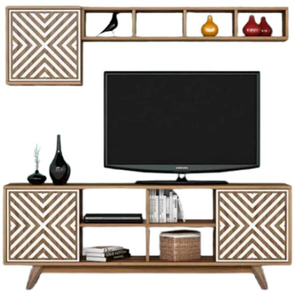 Seturi zona TV Trendy Inci 56.2 cm x 35 cm x 160 cm / Brown photo 1