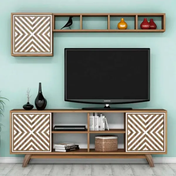 Seturi zona TV Trendy Inci 56.2 cm x 35 cm x 160 cm / Brown photo 2