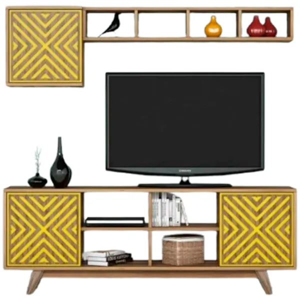 Seturi zona TV Trendy Inci 56.2 cm x 35 cm x 160 cm / Brown photo 1