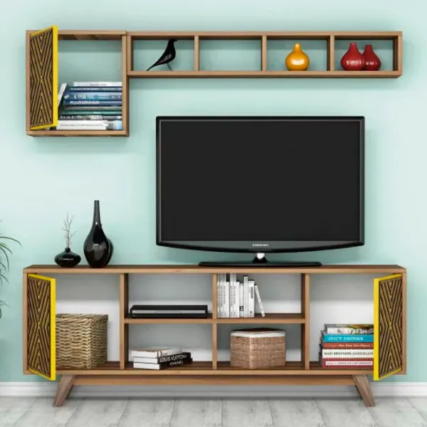 Seturi zona TV Trendy Inci 56.2 cm x 35 cm x 160 cm / Brown photo 2