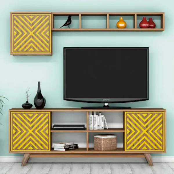 Seturi zona TV Trendy Inci 56.2 cm x 35 cm x 160 cm / Brown photo 3