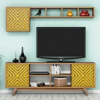Комплекты ТВ-зона Trendy Inci 56.2 см x 35 см x 160 см / Коричневый photo 3
