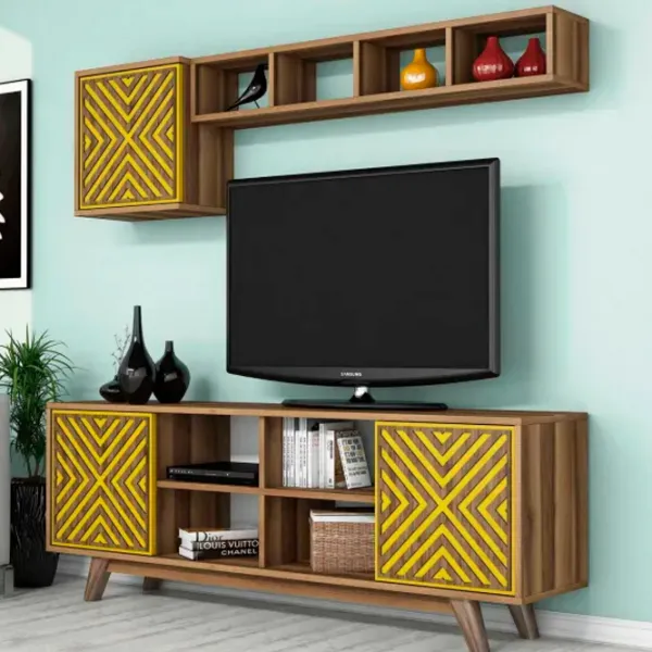 Seturi zona TV Trendy Inci 56.2 cm x 35 cm x 160 cm / Brown photo 4