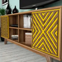 Комплекты ТВ-зона Trendy Inci 56.2 см x 35 см x 160 см / Коричневый photo 5