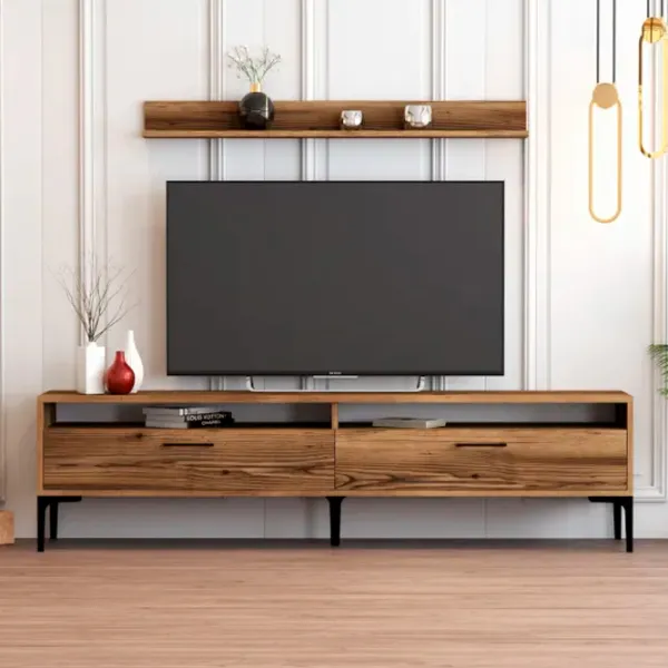 Seturi zona TV Trendy Istanbul 47 cm x 35 cm x 180 cm / Brown photo 2