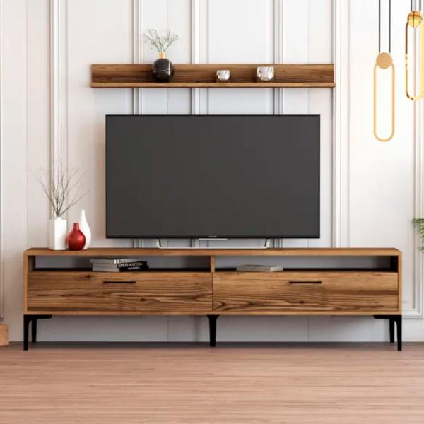 Seturi zona TV Trendy Istanbul 47 cm x 35 cm x 180 cm / Brown photo 2