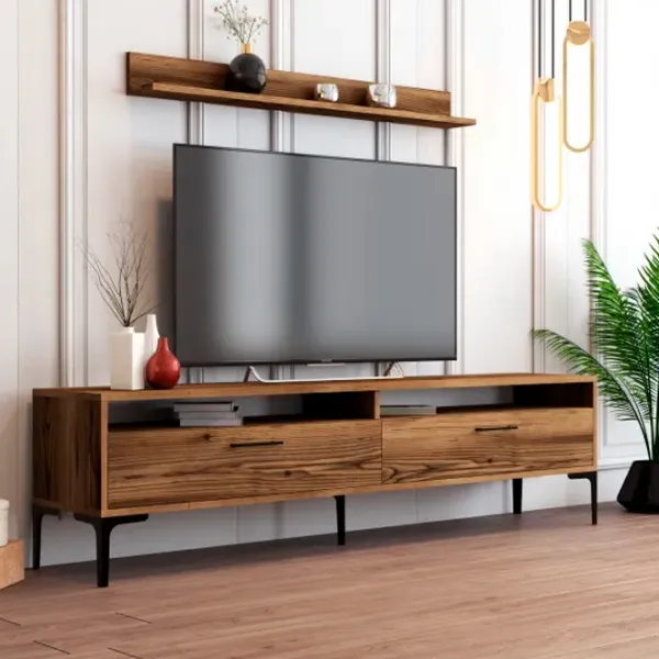 Seturi zona TV Trendy Istanbul 47 cm x 35 cm x 180 cm / Brown photo 3