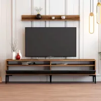 Seturi zona TV Trendy Istanbul 47 cm x 35 cm x 180 cm / Brown photo 4