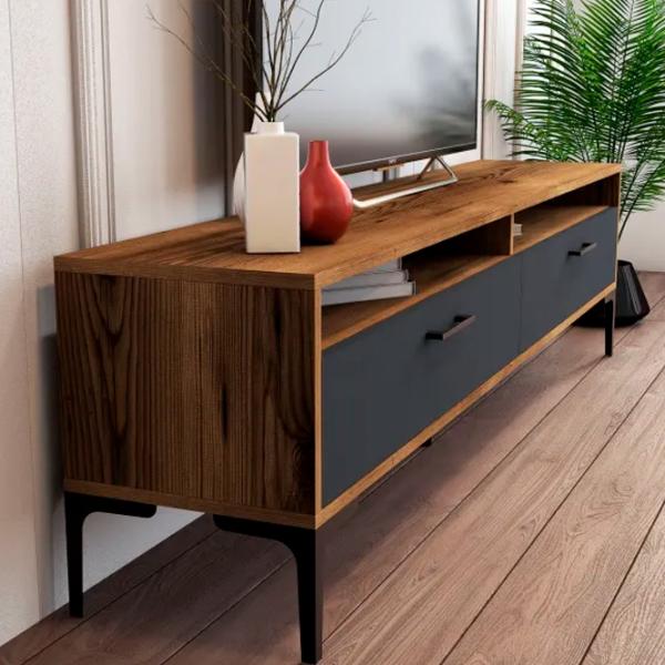 Seturi zona TV Trendy Istanbul 47 cm x 35 cm x 180 cm / Brown photo 5