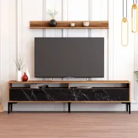 Seturi zona TV Trendy Istanbul 47 cm x 35 cm x 180 cm / Brown photo 2