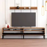 Seturi zona TV Trendy Istanbul 47 cm x 35 cm x 180 cm / Brown photo 4