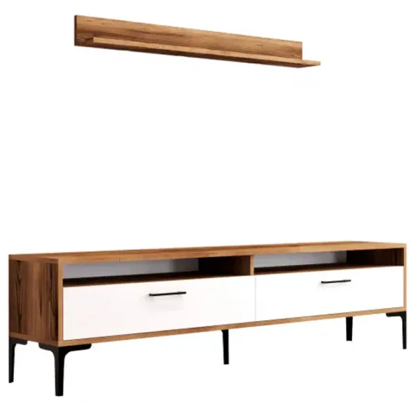 Seturi zona TV Trendy Istanbul 47 cm x 35 cm x 180 cm / Brown photo 1