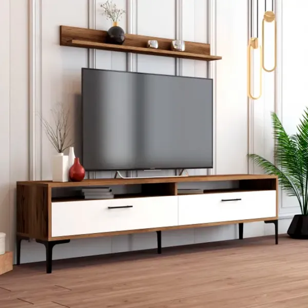 Seturi zona TV Trendy Istanbul 47 cm x 35 cm x 180 cm / Brown photo 3