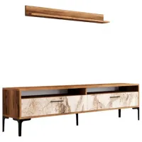 Комплекты ТВ-зона Trendy Istanbul 47 см x 35 см x 180 см / Коричневый